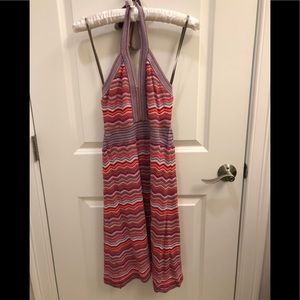 Knit halter dress
